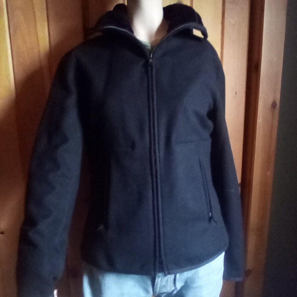 Prada Black Wool Hooded Jacket - New